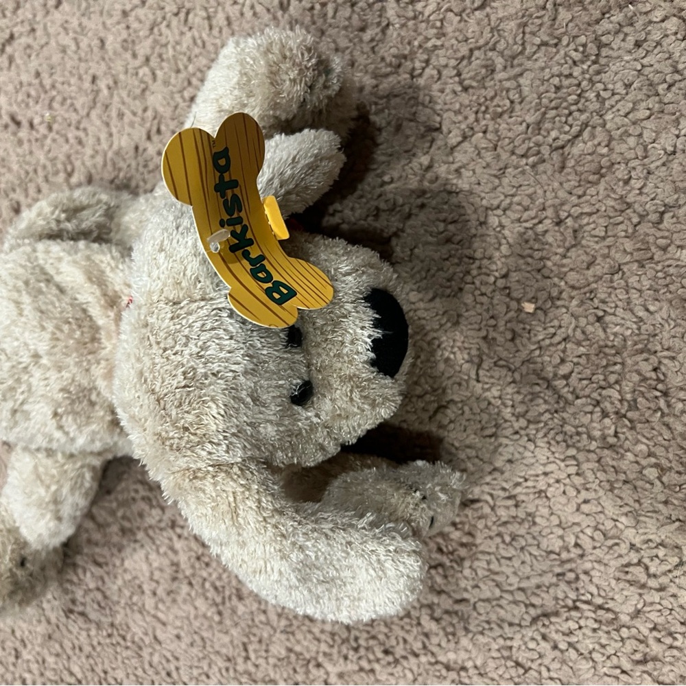 Starbucks Barkista Plush Dog Toy - Cream and Black